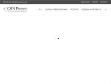 Tablet Screenshot of cmn-projects.com